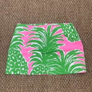 LILLY PULITZER PINEAPPLE SKIRT SIZE US10